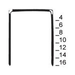 Скоба обивочная Prebena типа A-10 (18 тис. шт.)-3623